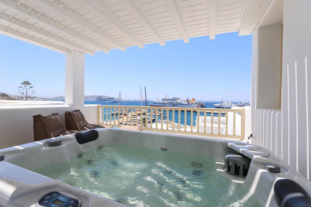 Life Suites Tourlos Bagian luar foto