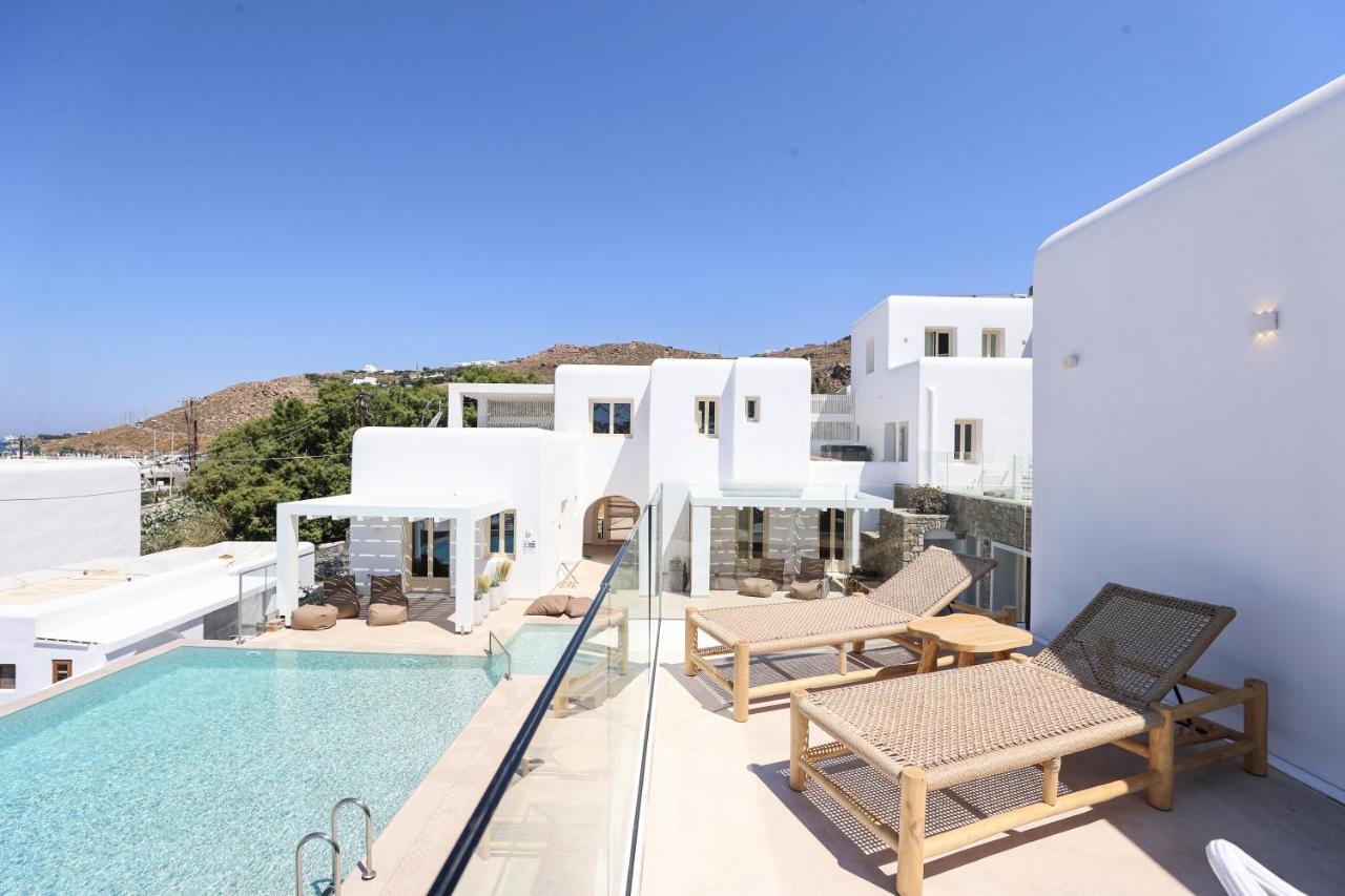 Life Suites Tourlos Bagian luar foto