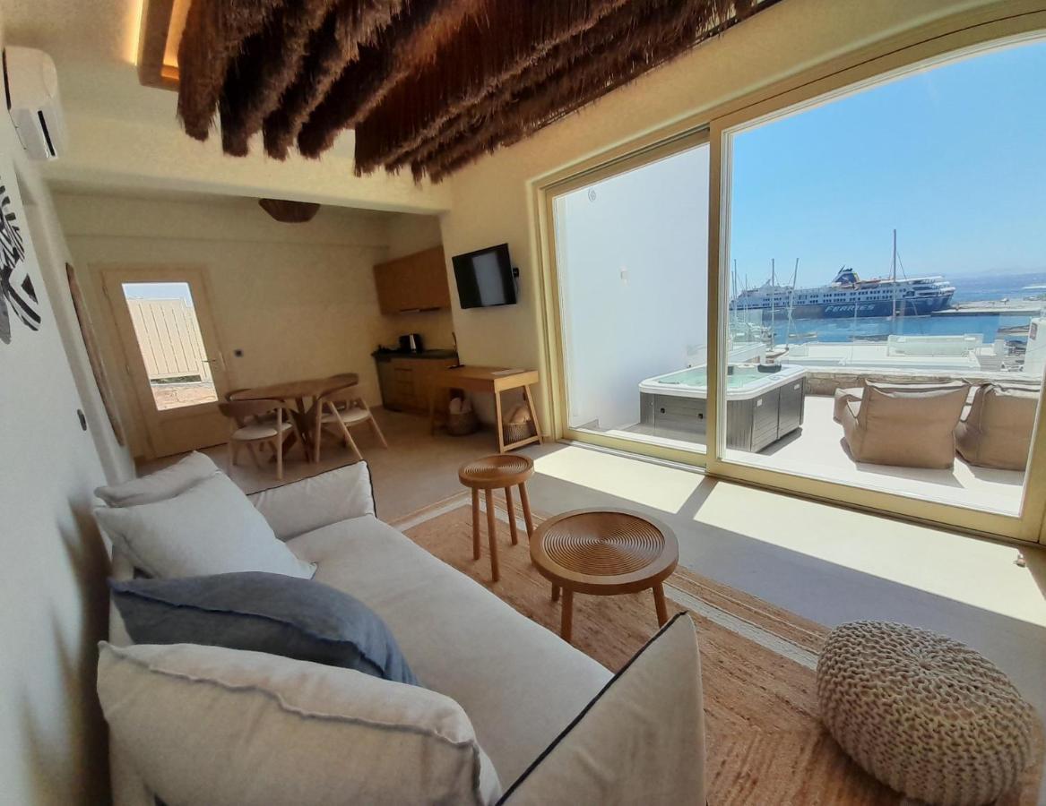 Life Suites Tourlos Bagian luar foto