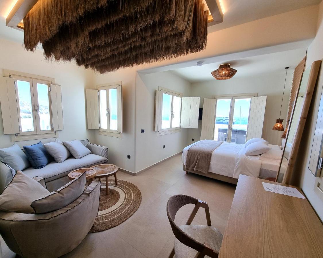 Life Suites Tourlos Bagian luar foto