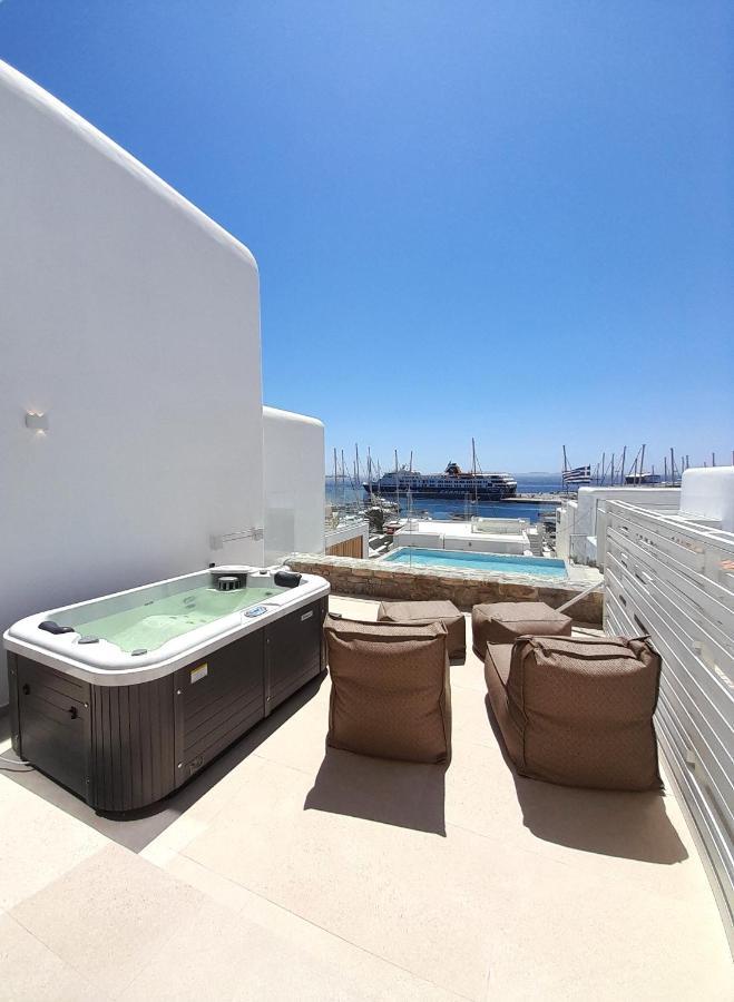 Life Suites Tourlos Bagian luar foto